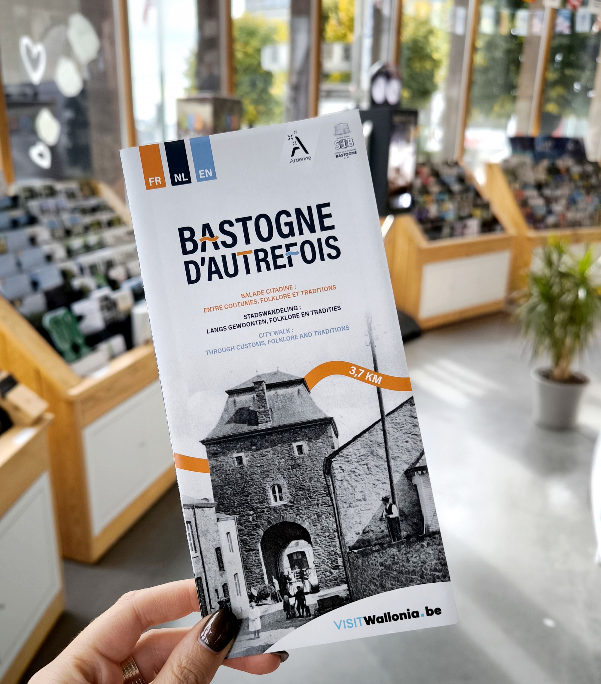 photo du carnet sur le circuit ludique bastogne d'autrefois